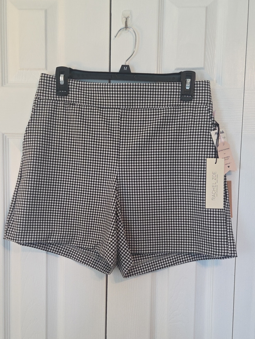 Rachel Zoe Black & White Gingham Shorts
